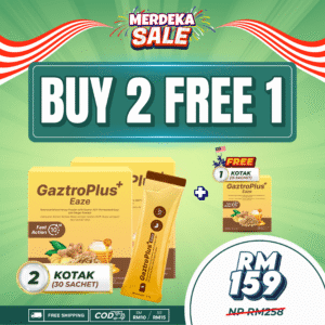 2 KOTAK GAZTROPLUS PERCUMA 1 KOTAK GAZTROPLUS