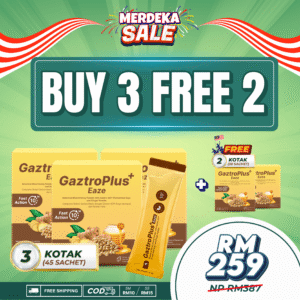 3 KOTAK GAZTROPLUS PERCUMA 2 KOTAK GAZTROPLUS