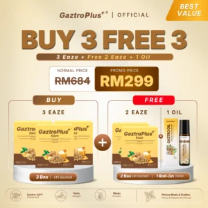 BUY 3 EAZE + FREE 2 EAZE +1 OIL