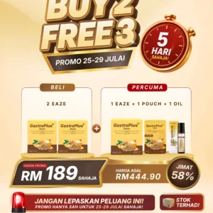 BUY 2 EAZE + FREE 1 EAZE + 1 POUCH + 1 OIL